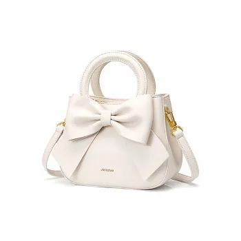 JUST STAR PU One Shoulder Handbag Regular Women's White/Black/Blue