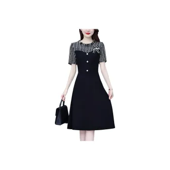 Flowers In Water Short Sleeved Dress Women's