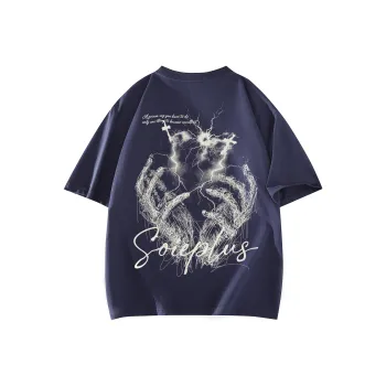 SOIE T-Shirts Unisex Navy Blue