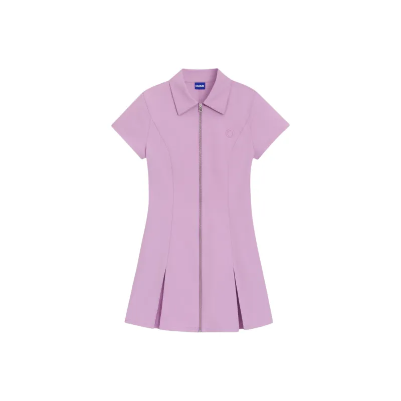 HUGO BOSS Short Sleeved Dress Women's Light Pink-0