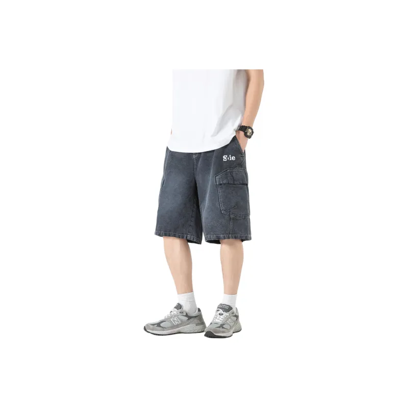 SOIE Denim Shorts Unisex-5