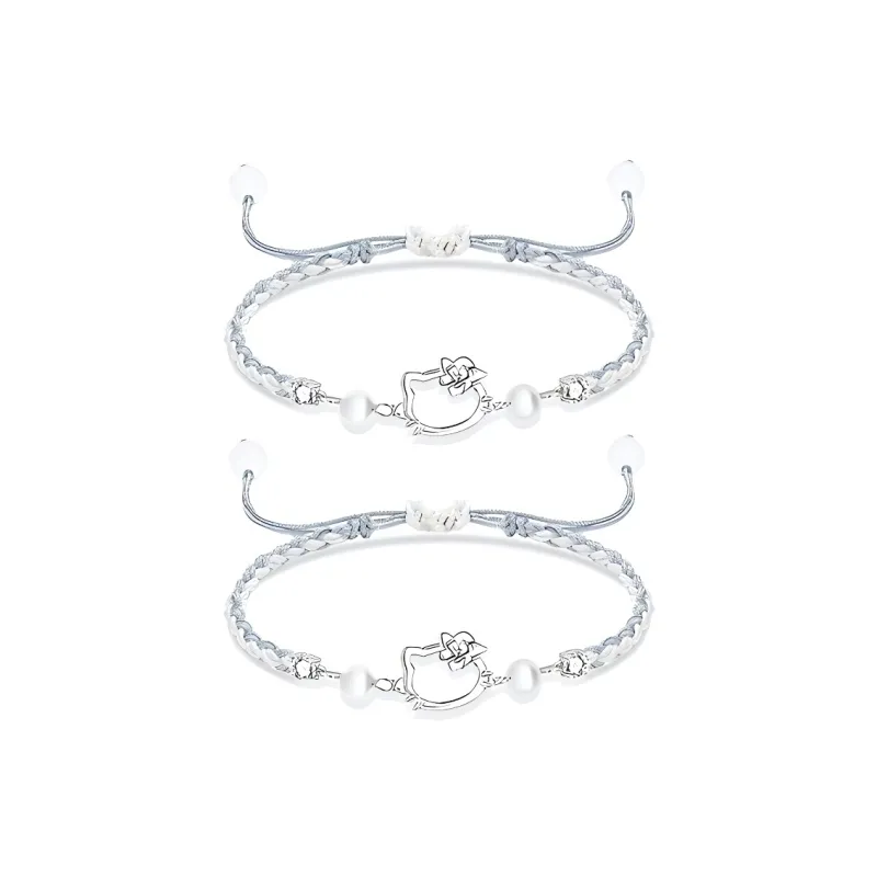 JOYDINNY Alloy Rope Bracelets Women's-5