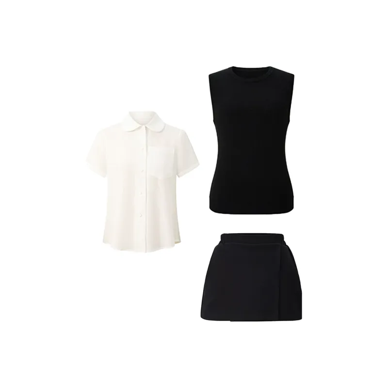 XIAOJUCHUANLI Skirt Set Women's-0