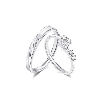 KUMET Sterling Silver Rings Unisex