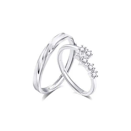 KUMET Sterling Silver Rings Unisex