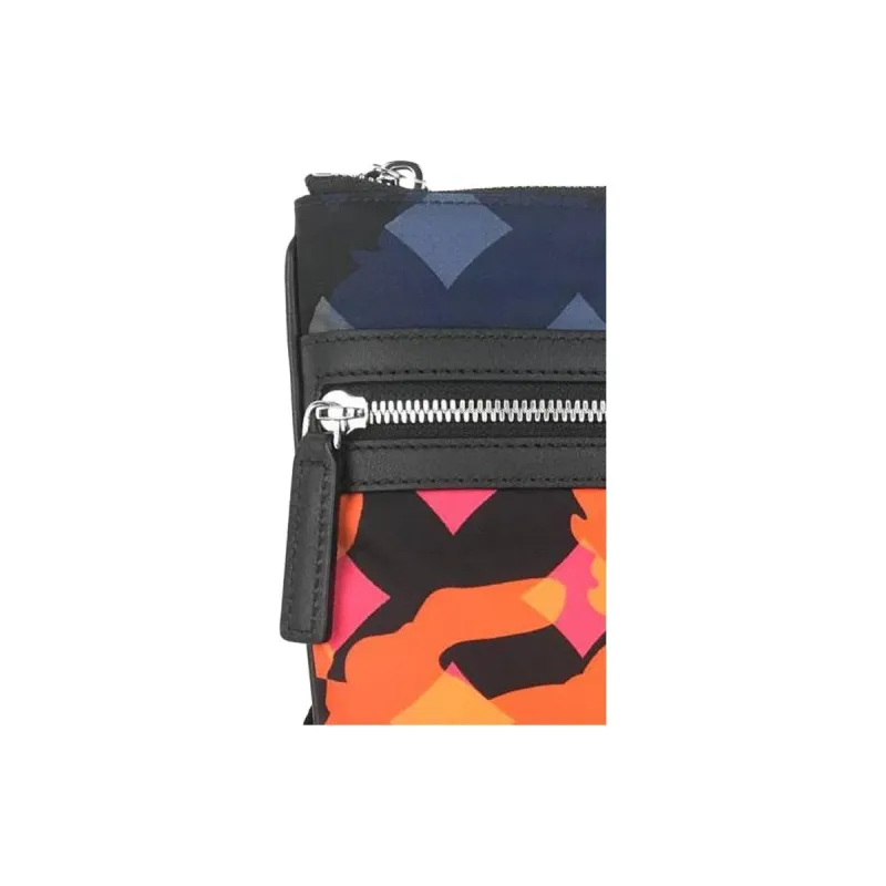 MCM Cow Leather Crossbody Bag Regular Men's Black-4