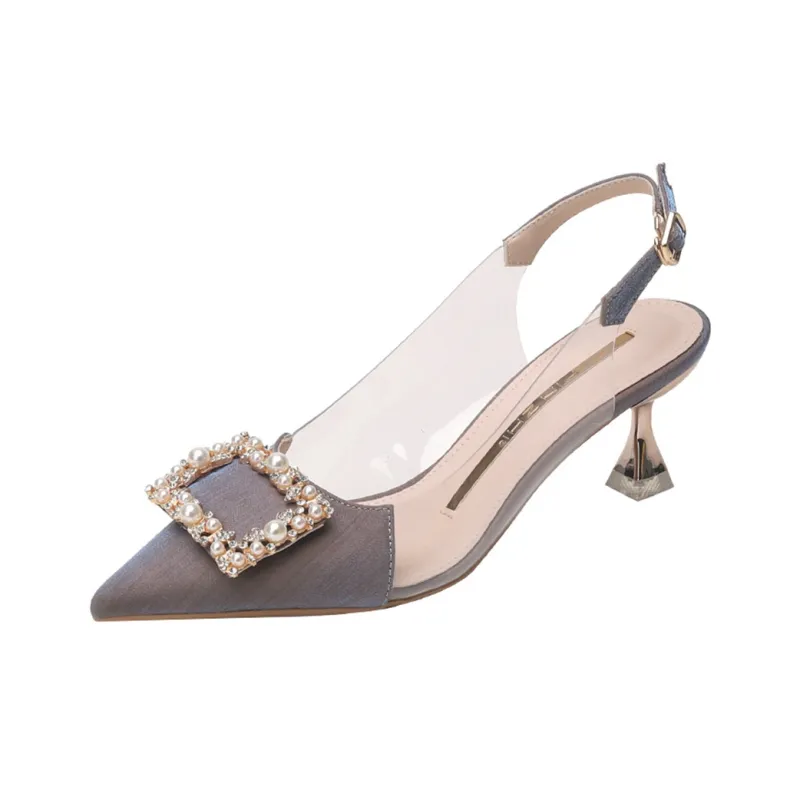 Lanza Slim Heel High Heels 5.5cm Women's-5