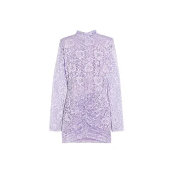 Rotate H&M Lace Mini Dress Lavender