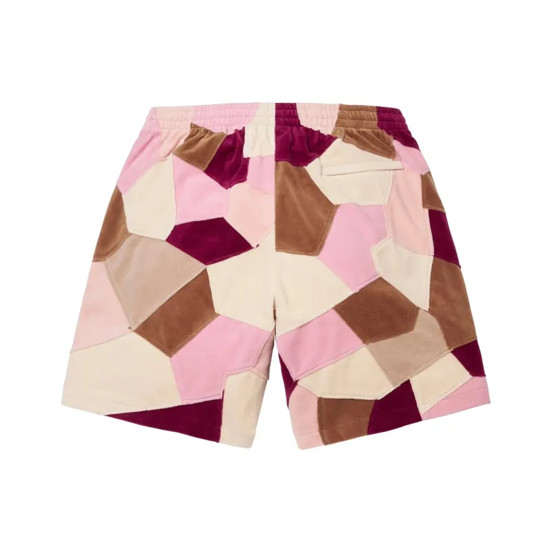 Supreme Patchwork Velour Short-3