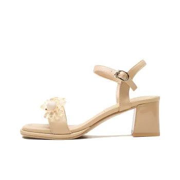 GOSO One Strap Sandals Women's Milk Tea
