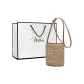 Khaki+Shopping Bag