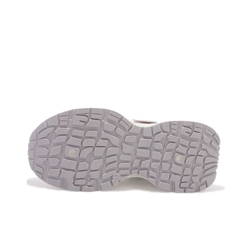 Miss Zhang Low Top Chunky Sneakers Women's White Gray-4