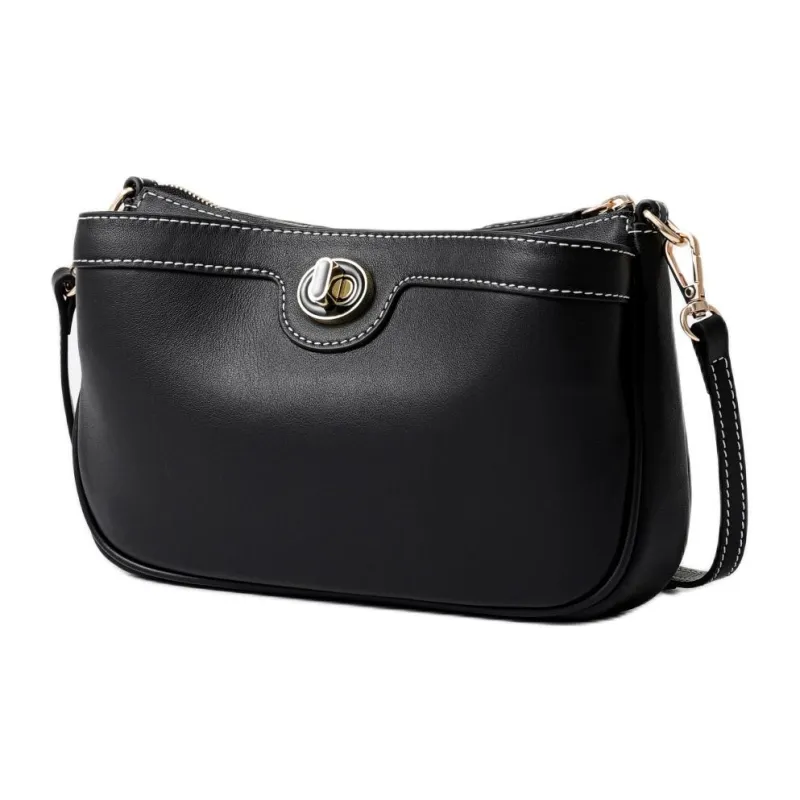 FION Cow Leather Shoulder Bag Women's Multicolor-7