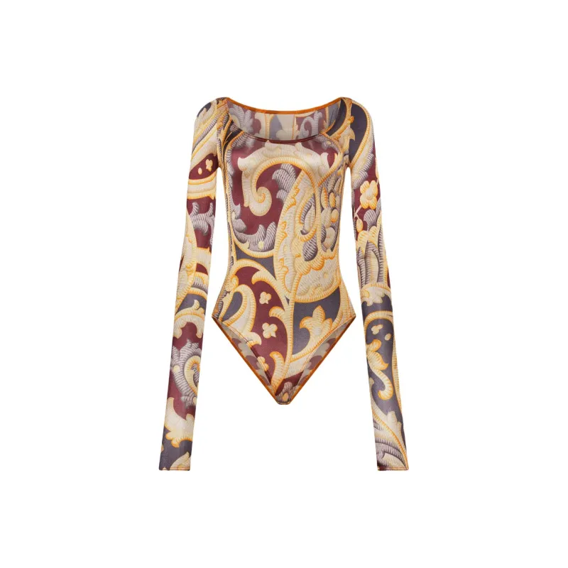 Wolford X Etro Paisley print Bodysuit-0