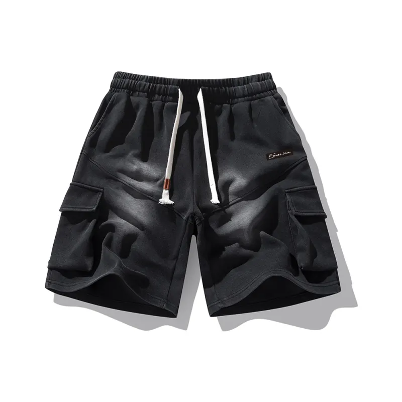 EMERICA Denim Shorts Unisex Black-0