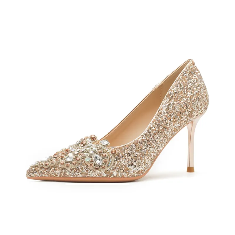 GOSO Slim Heel High Heels Women's-0