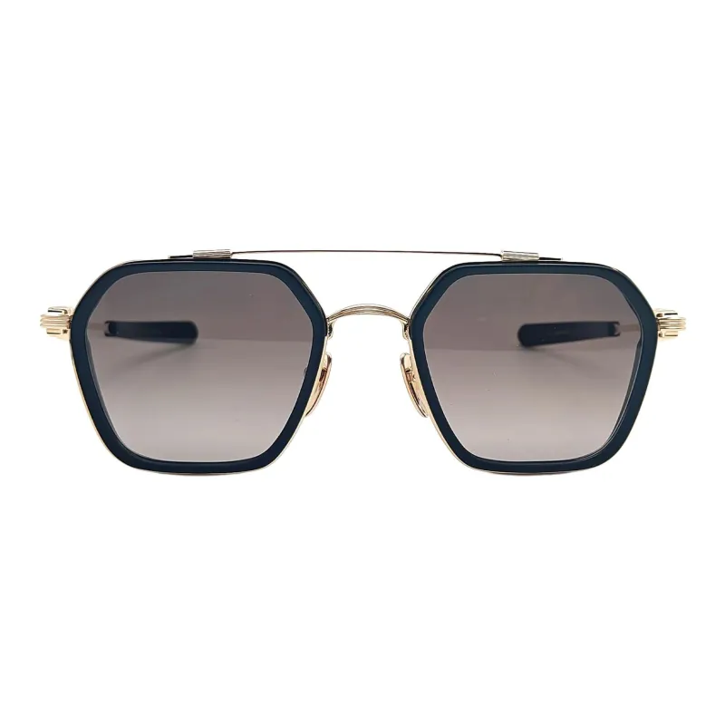 Chrome Hearts Titanium Irregular Shape Sunglasses Unisex Black-1