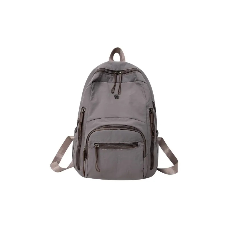 Moonshine Nylon Backpack Unisex Black/Ecru/Orange/Pink/Purple-5