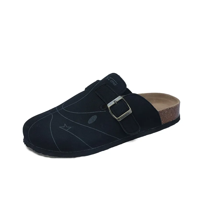ROBINHOOD Odor Resistant Abrasion Resistant Slip Resistant Antibacterial Closed Toe Slippers Men's Box Included-2