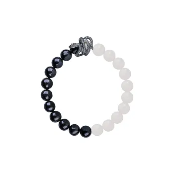 Blooming Petals Ebony Wooden Bracelets Unisex