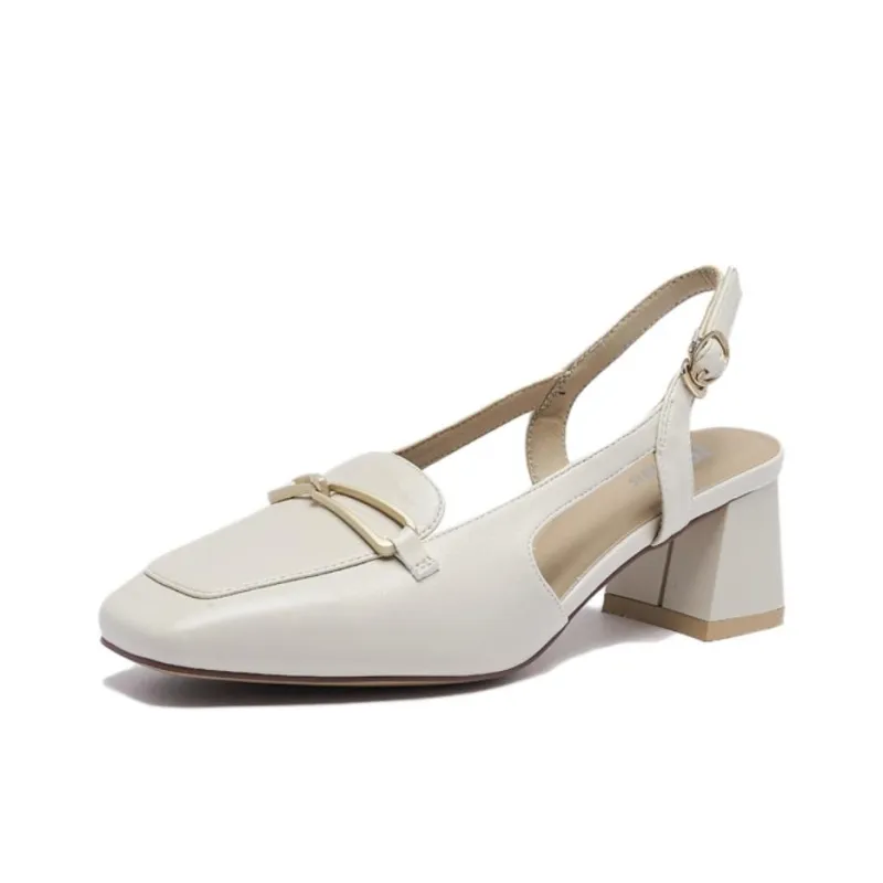 15 MINS High Heels Women's Beige/Apricot-1
