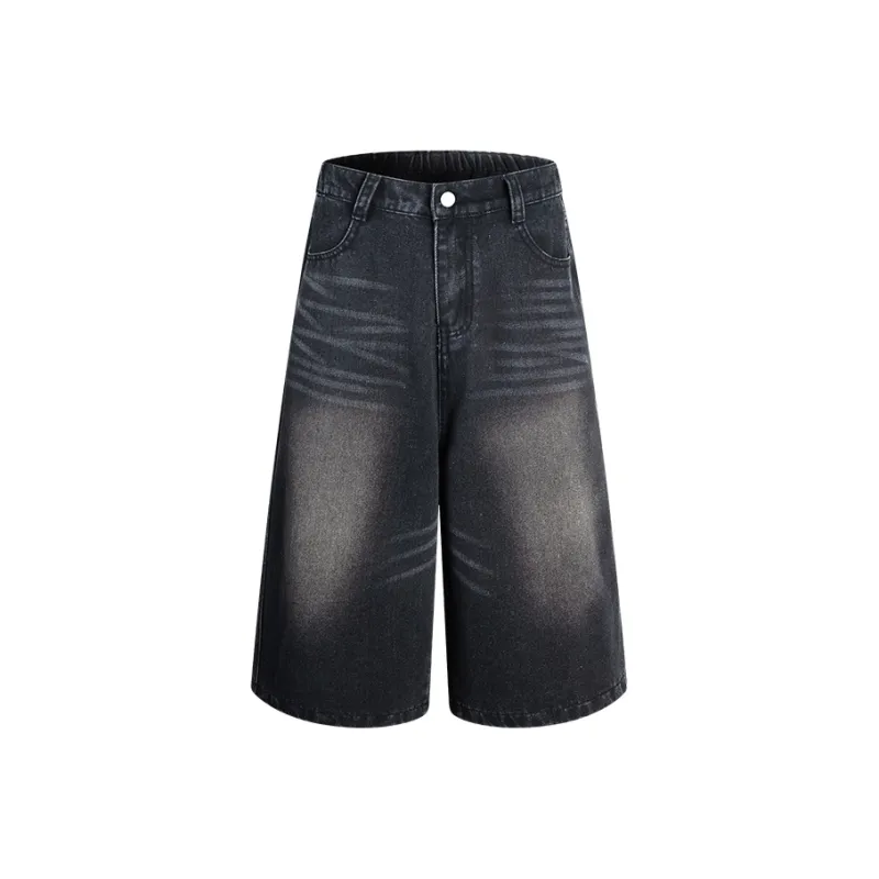 KEIRANDUN Denim Shorts Unisex-3