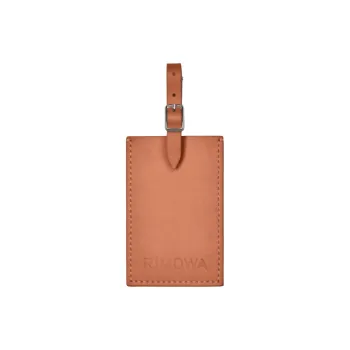RIMOWA Leather Luggage Tag Unisex Brown