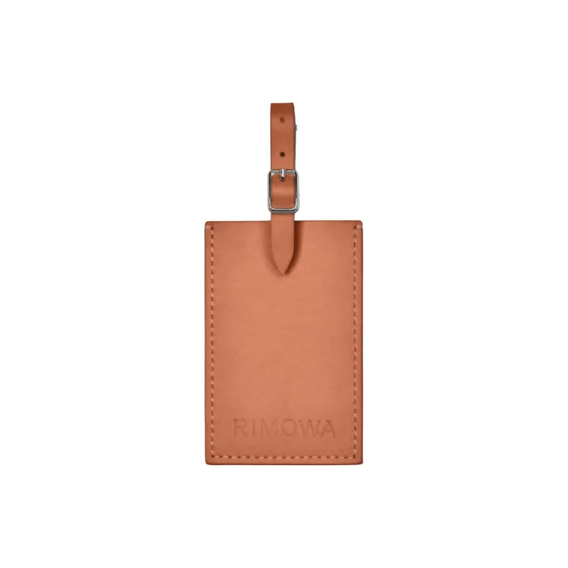RIMOWA Leather Luggage Tag Unisex Brown-0