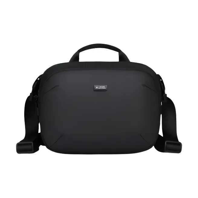 SWISS MILITARY PU Shoulder Bag, Crossbody Bag, Handbag Kids' Black-0