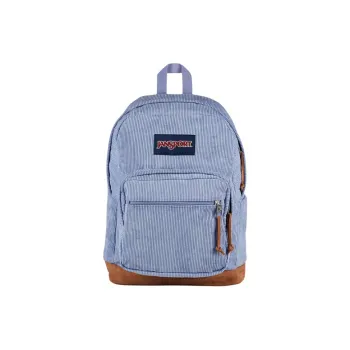 JanSport Suede Backpack Unisex Light Purple