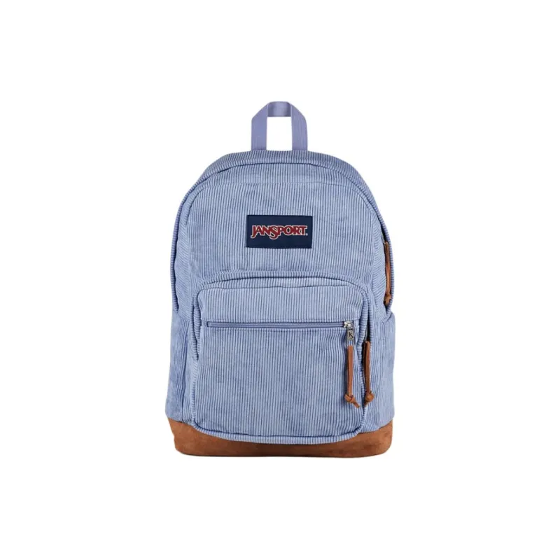 JanSport Suede Backpack Unisex Light Purple-0