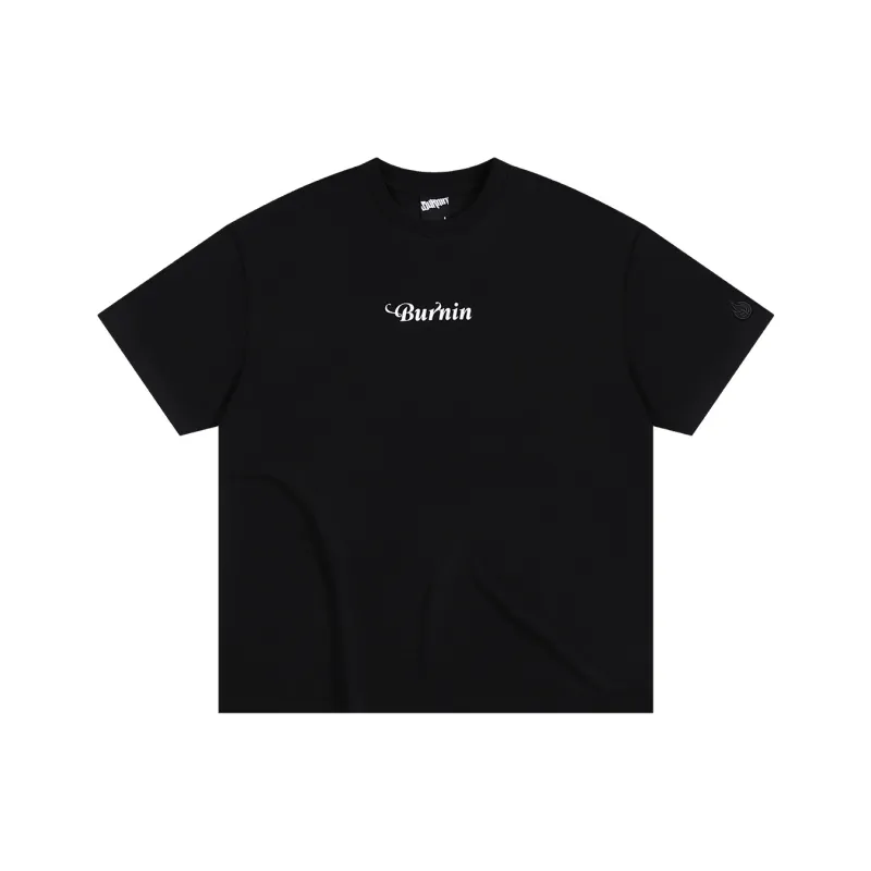 BURNIN T Shirts Unisex Black-1