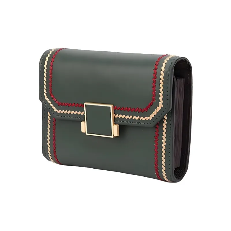 Tong Tong Rabbit Cow Split Leather Card Holder Regular Women's Multicolor-8