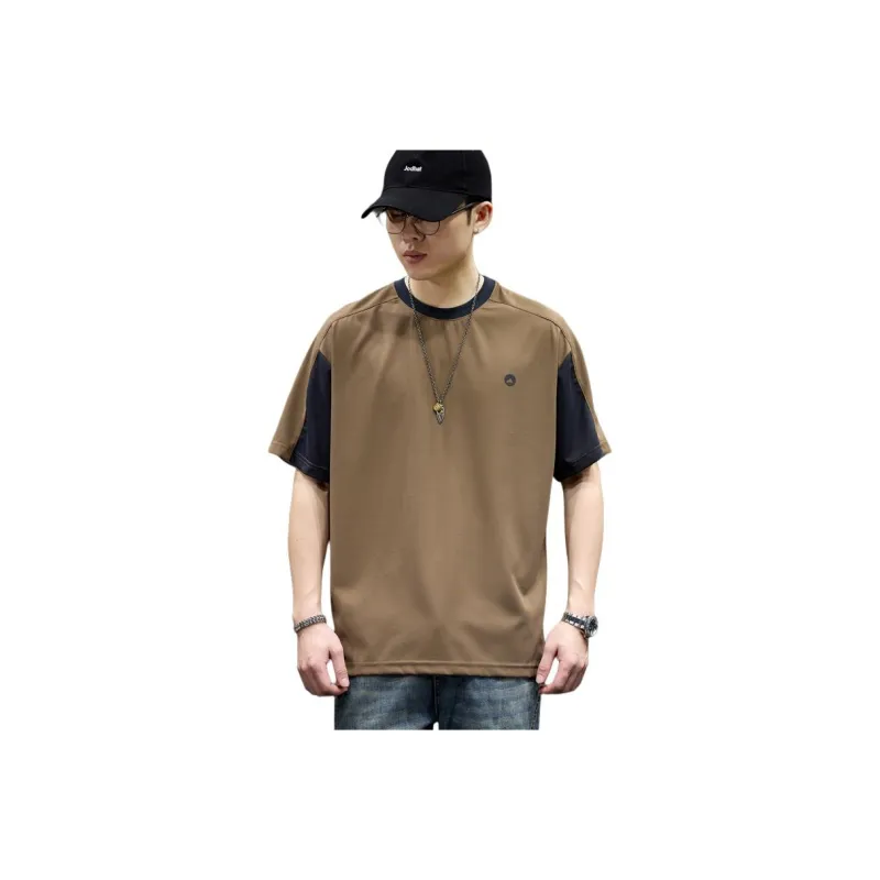 BUYDAUL T Shirts Men Coffee-0
