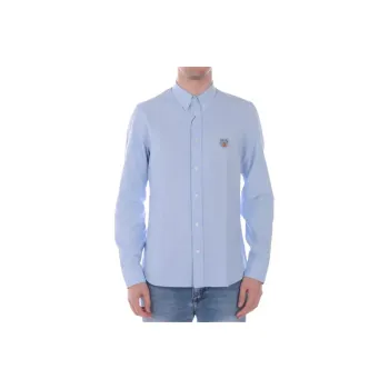 KENZO Shirts Men Blue