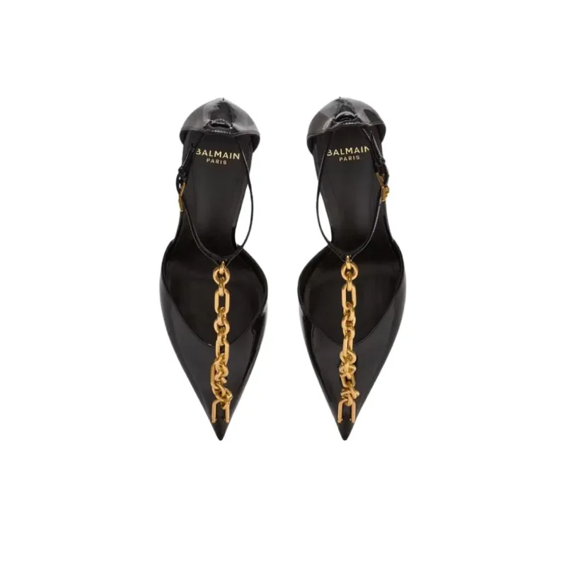 BALMAIN Leather Pumps-3
