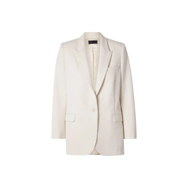 NILI LOTAN Business Suit Coat Women's White-0