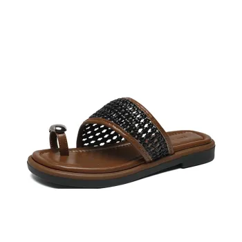 ZHR Slide Slippers Women's Beige, Black