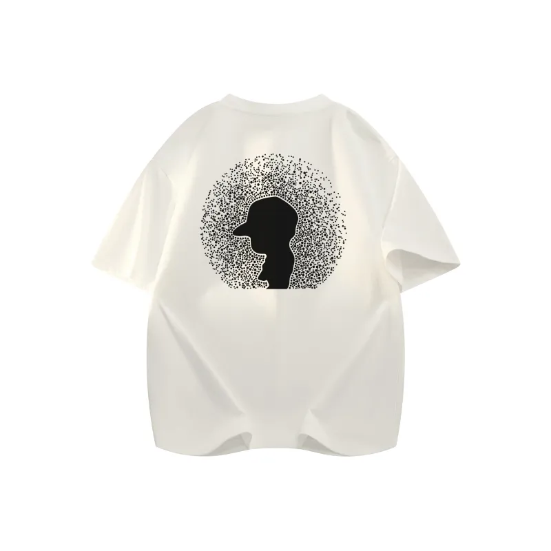 CHOUCHOUS Drop Shoulder Sleeve T Shirt Women's-18