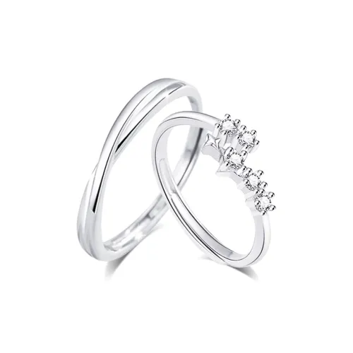 KUMET Sterling Silver Rings Unisex