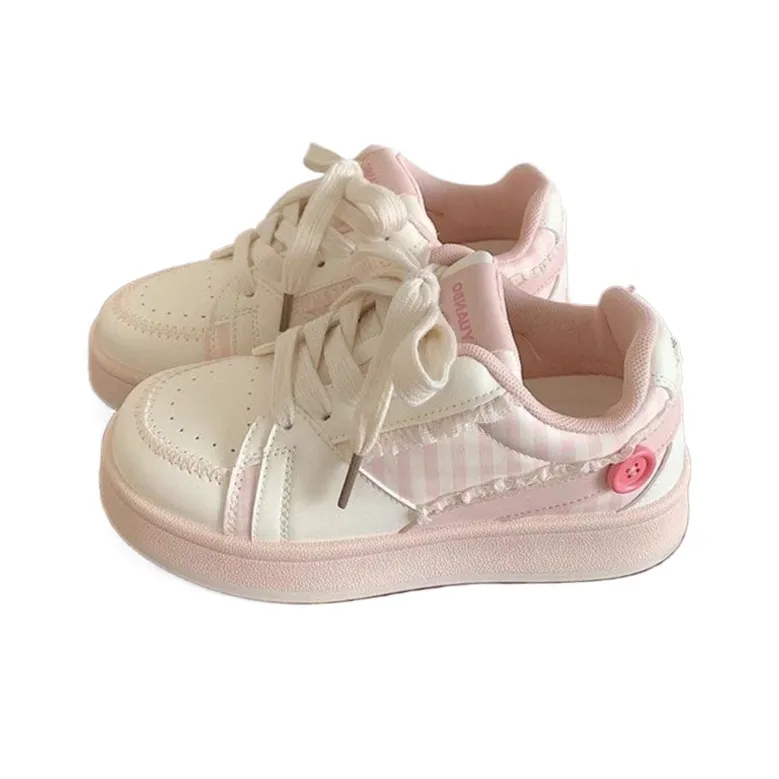 LIANGHUO Slip Resistant Cushioning With Impact Resistance Low Top Skateboard Shoes Women's-4