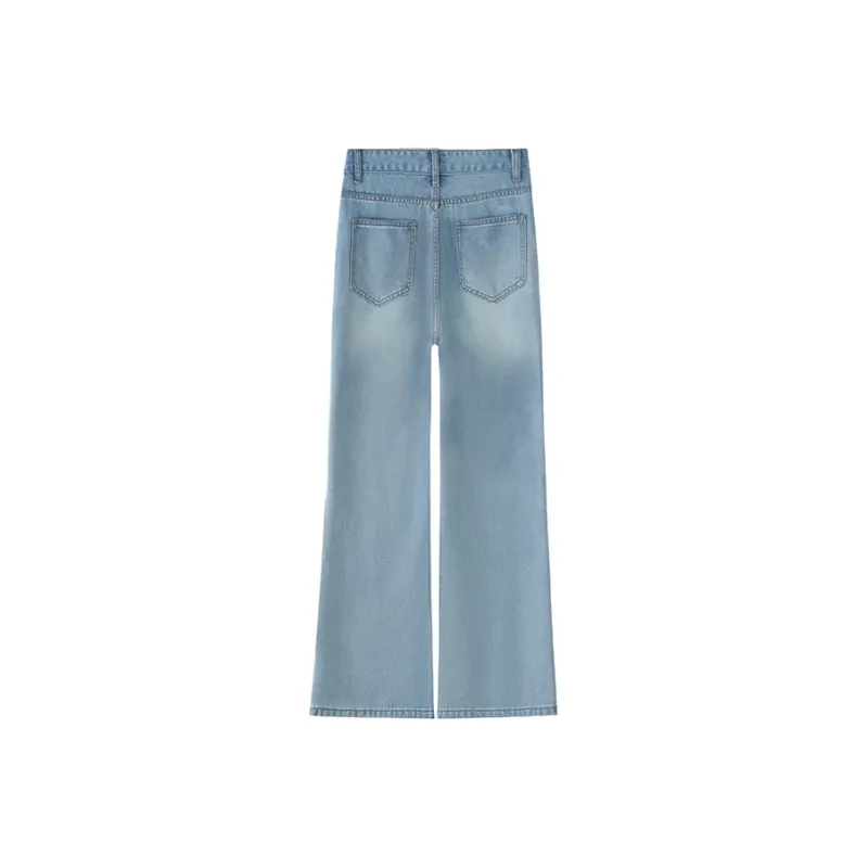LUYOUYE Jeans Women's Blue-1