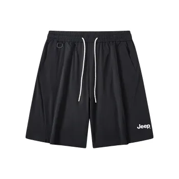 Jeep Casual Shorts Unisex Pure Black