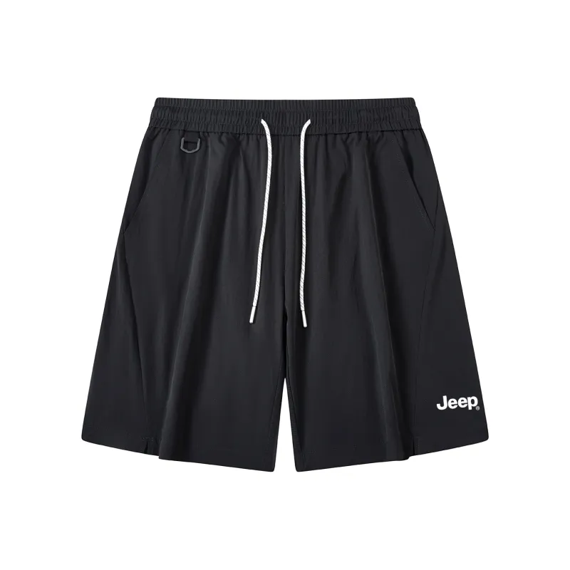 Jeep Casual Shorts Unisex Pure Black-0