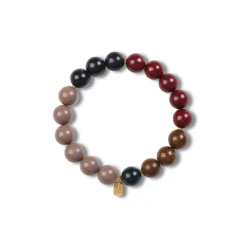 TIANTAISHAN Blended Fragrance Bead Wooden Bracelets Unisex