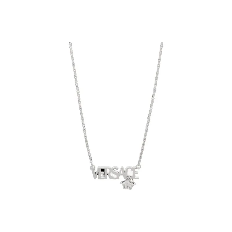 VERSACE Logo lettering Necklace-0