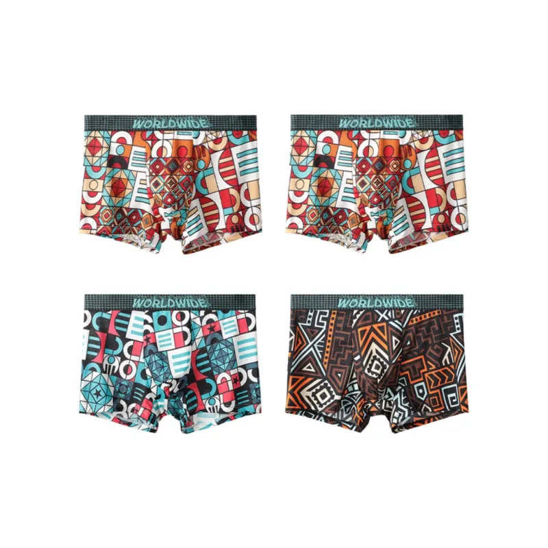 PLANDOO Underpants Men's 4 Pack-4