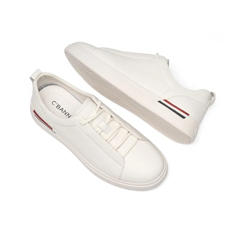 C°BANNER Low Top Skateboard Shoes Men's White-2