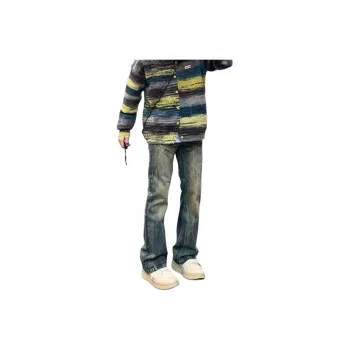 BENGEN Jeans Unisex Blue
