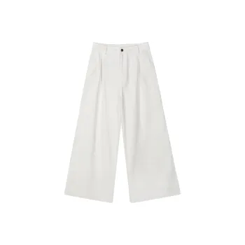 RUNTOTHEFUTURE Casual Pants Unisex White
